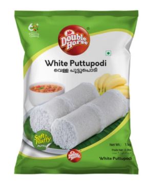 Puttu Podi White 1 kg Double Horse