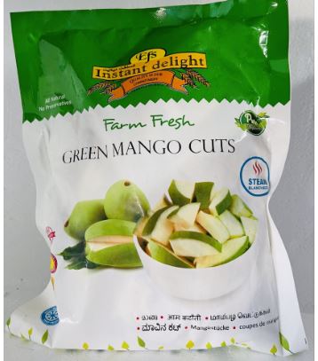 ID. Cut Mango Green (Frozen) 340 gm
