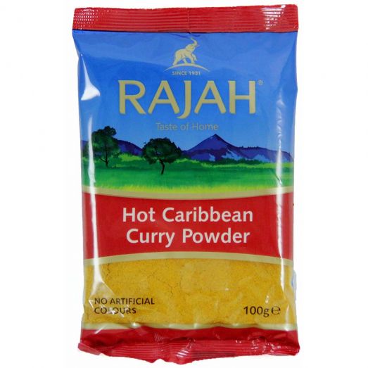 HOT CARIBBEAN CURRY POWDER 100G