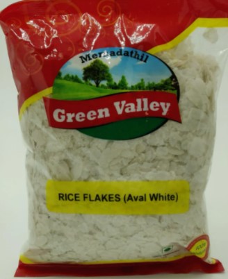 GREEN VALLEY RICE FLAKES ROASTED BROWN 400GM