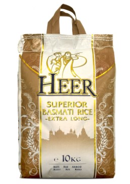 HEER EXTRA LONG BASMATHI RICE 10KG