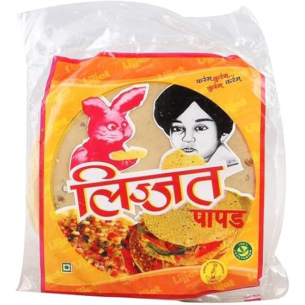 Lijjat Punjabi Masala Pappad 200G