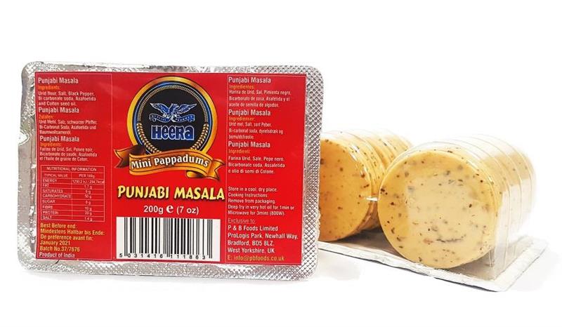 Heera Punjabi Mini Pappad 200gm