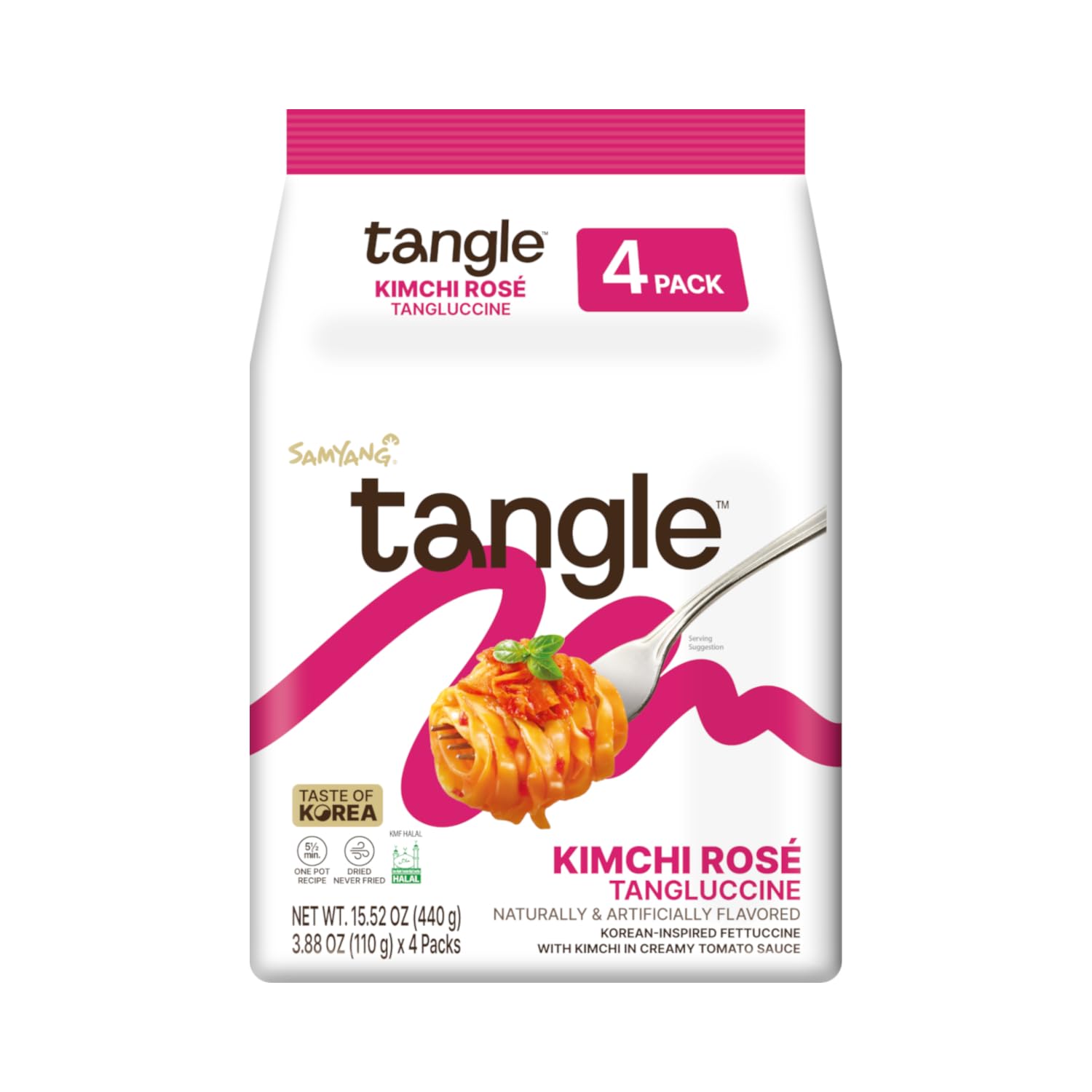 Samyang Tanggle Kimchi Rose Pasta