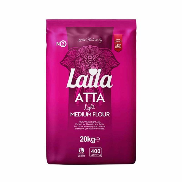 Laila Atta Light Med 20 kg 6325-20