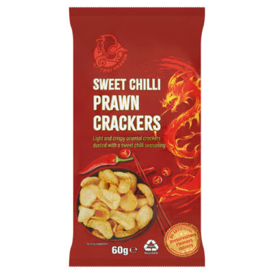 Thai Dragon Sweet Chilliprawn Crackers 60G