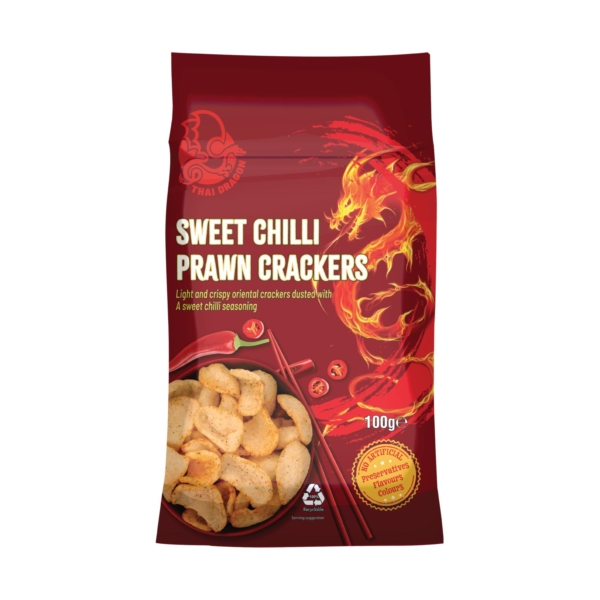 Thai Dragon Sweet Chilli Prawn Cracker 100G