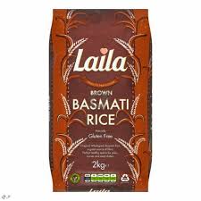 LAILA BROWN BASMATI RICE 2Kg