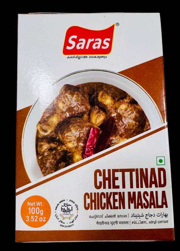 SARAS CHETTINDU CHICKEN MASALA 100gm