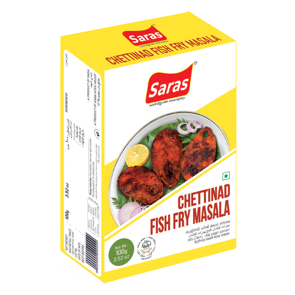 SARAS CHETTINADU FISH FRY MASALA 100gm