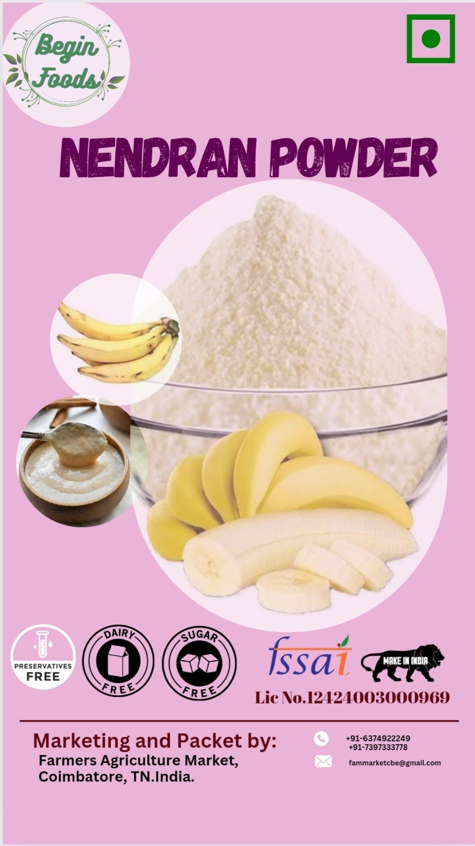 TASTY NIBBLES BANANA POWDER