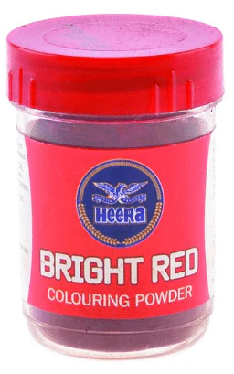 HEERA RED FOOD COLOUR 25GM