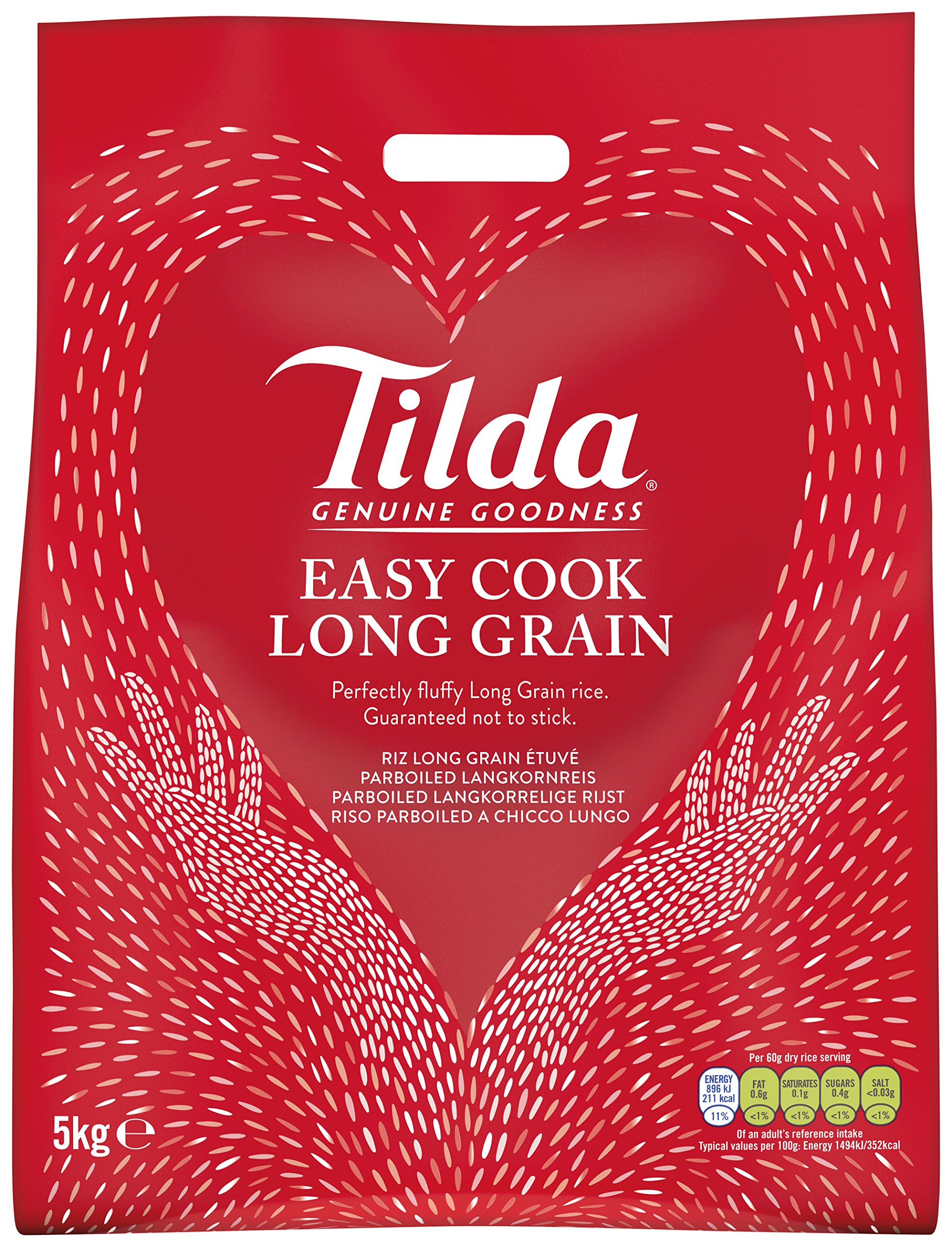 TILDA EASY COOKING LONG GRAIN RICE 5KG