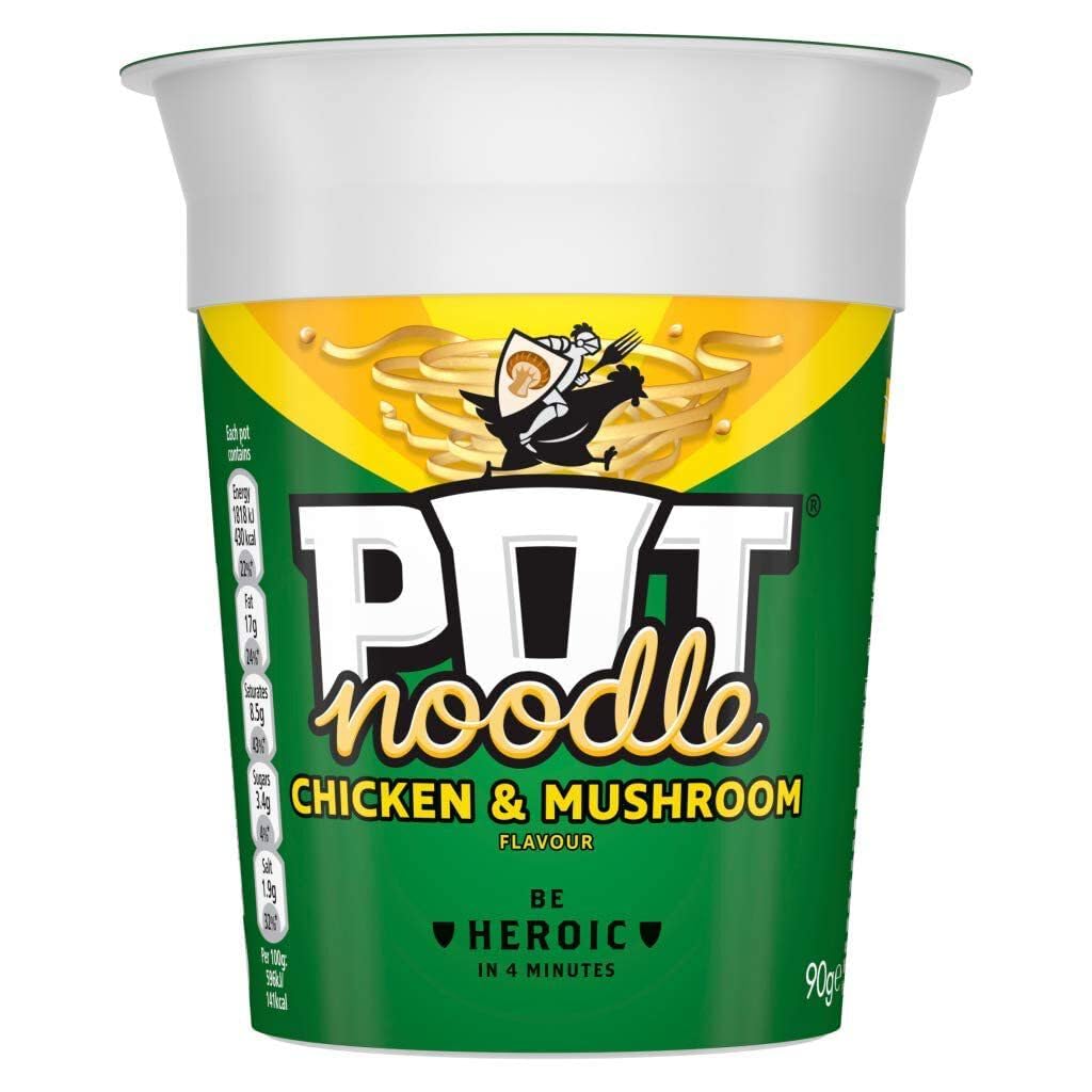 POT NOODLES CHICKEN & MUSHROOM  90g