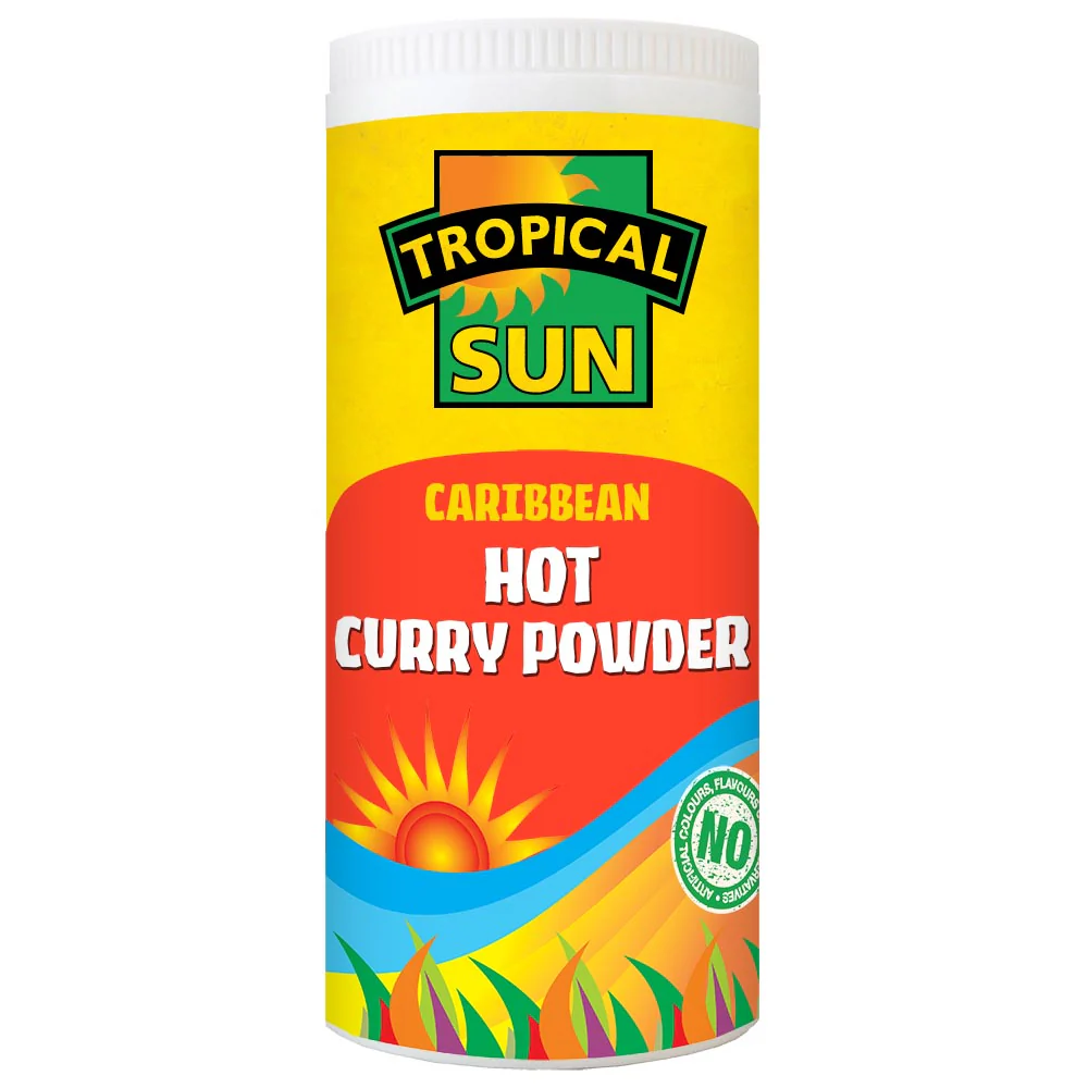 Tropical Sun Caribean Curry Powder Hot 100gm