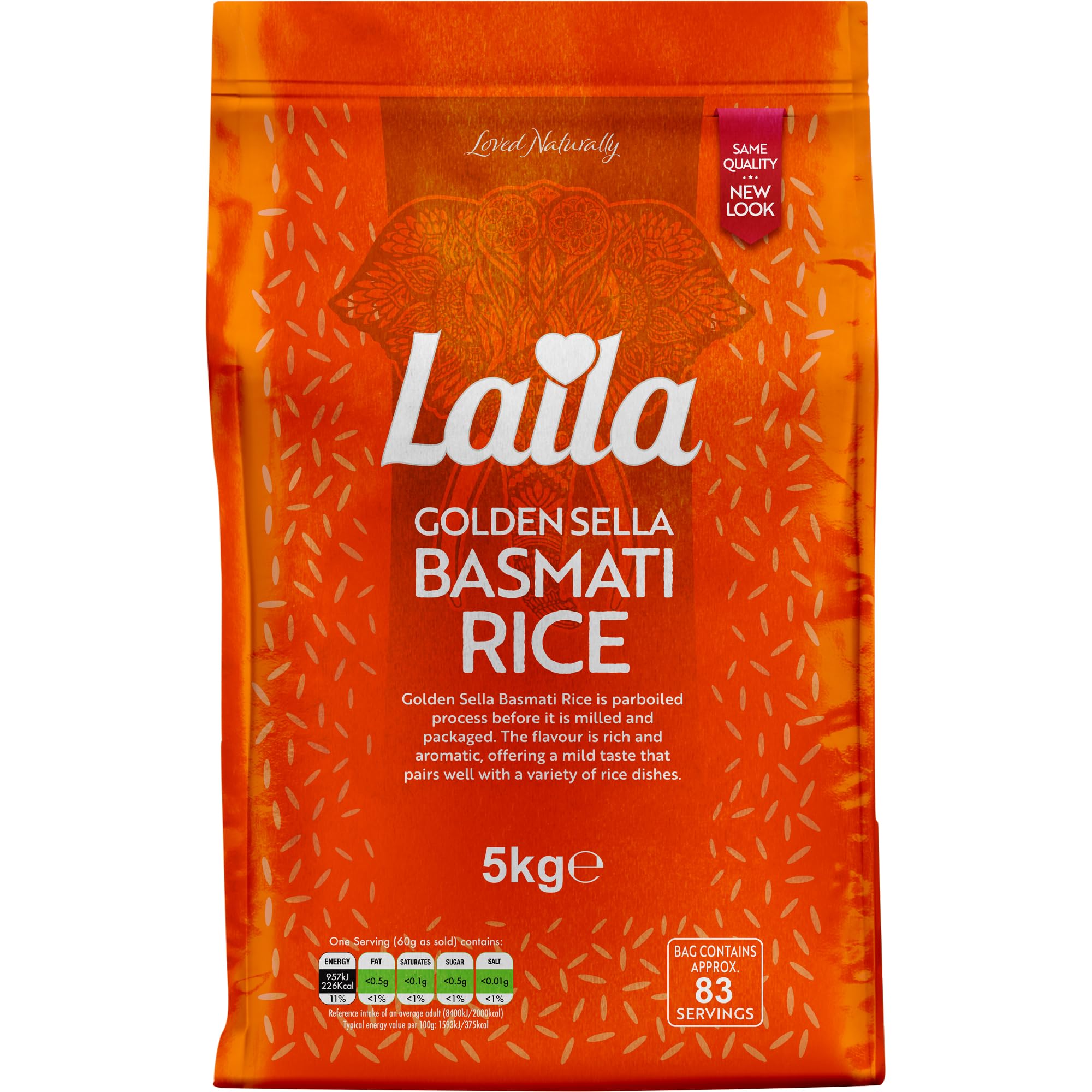 LAILA GOLDEN SELLA BASMATI RICE 5kg