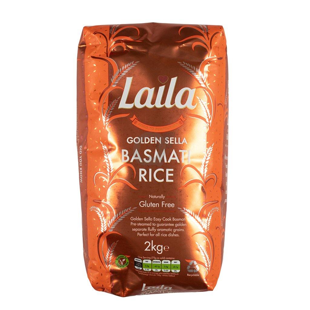 LAILA GOLDEN SELLA BASMATI RICE 2kg