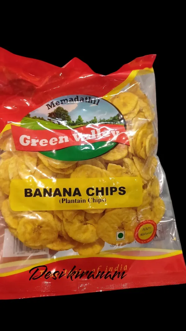 BANANA CHIPS JAR GREEN VALLEY 250gm