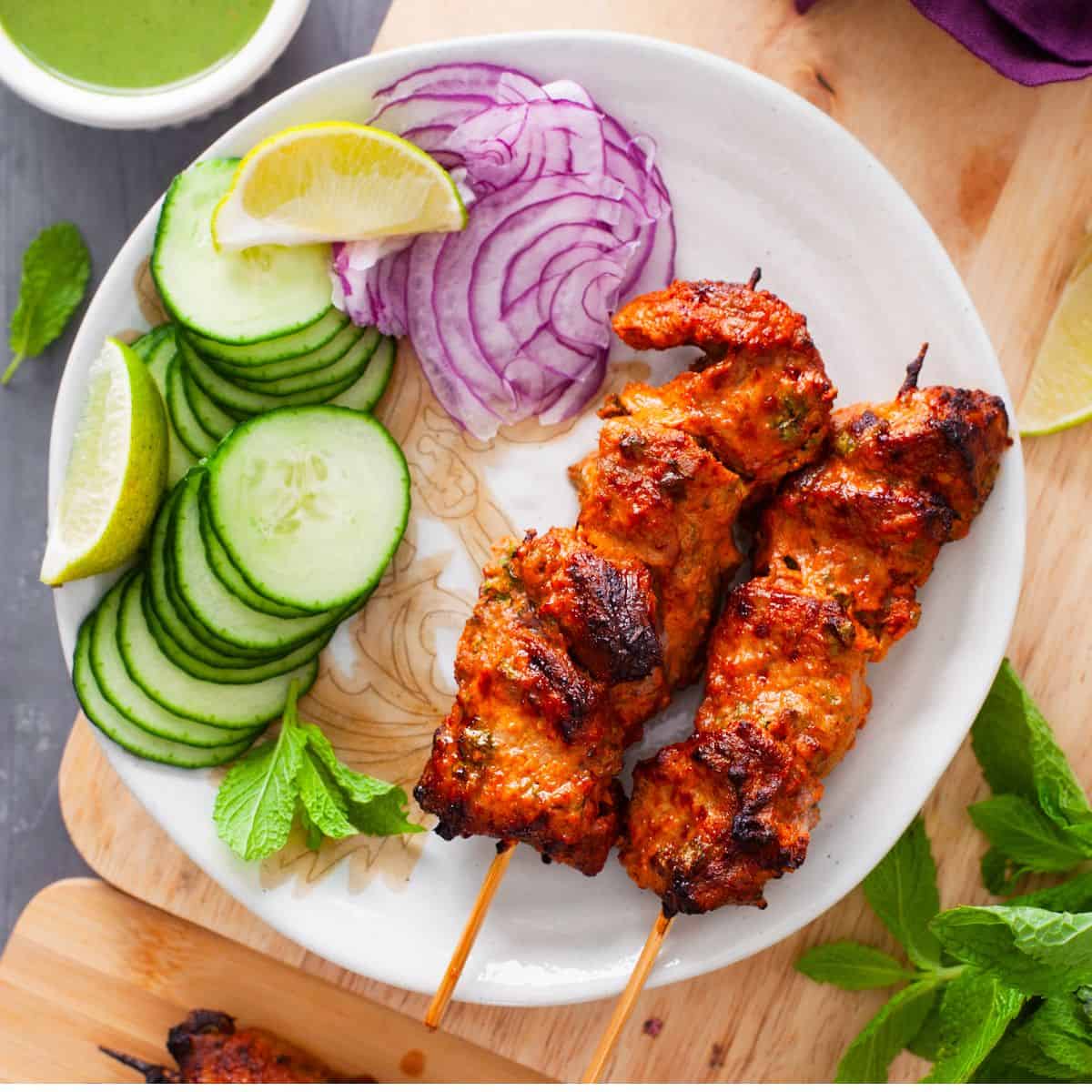 CHICKEN TIKKA SKEWERS