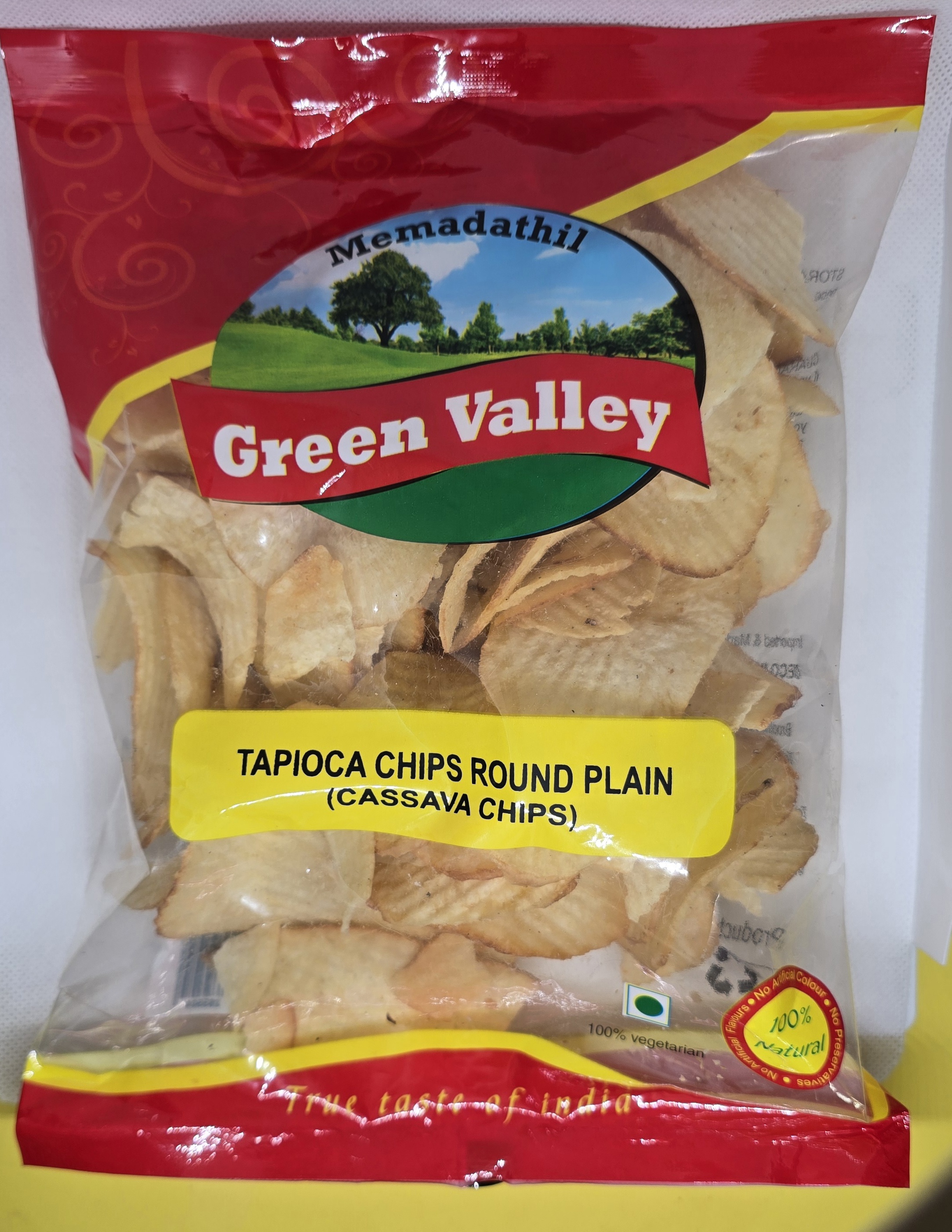 GREEN VALLEY TAPIOCA CHIPS SPICY 180 gm