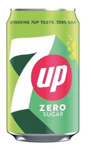 7Up Zero Sugar 330ml Can