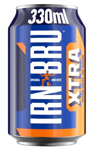 Irn Bru Extra 330ml Can