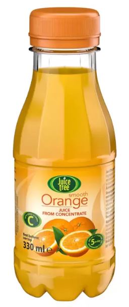 Juice Tree Smooth Orange Juice 330ml